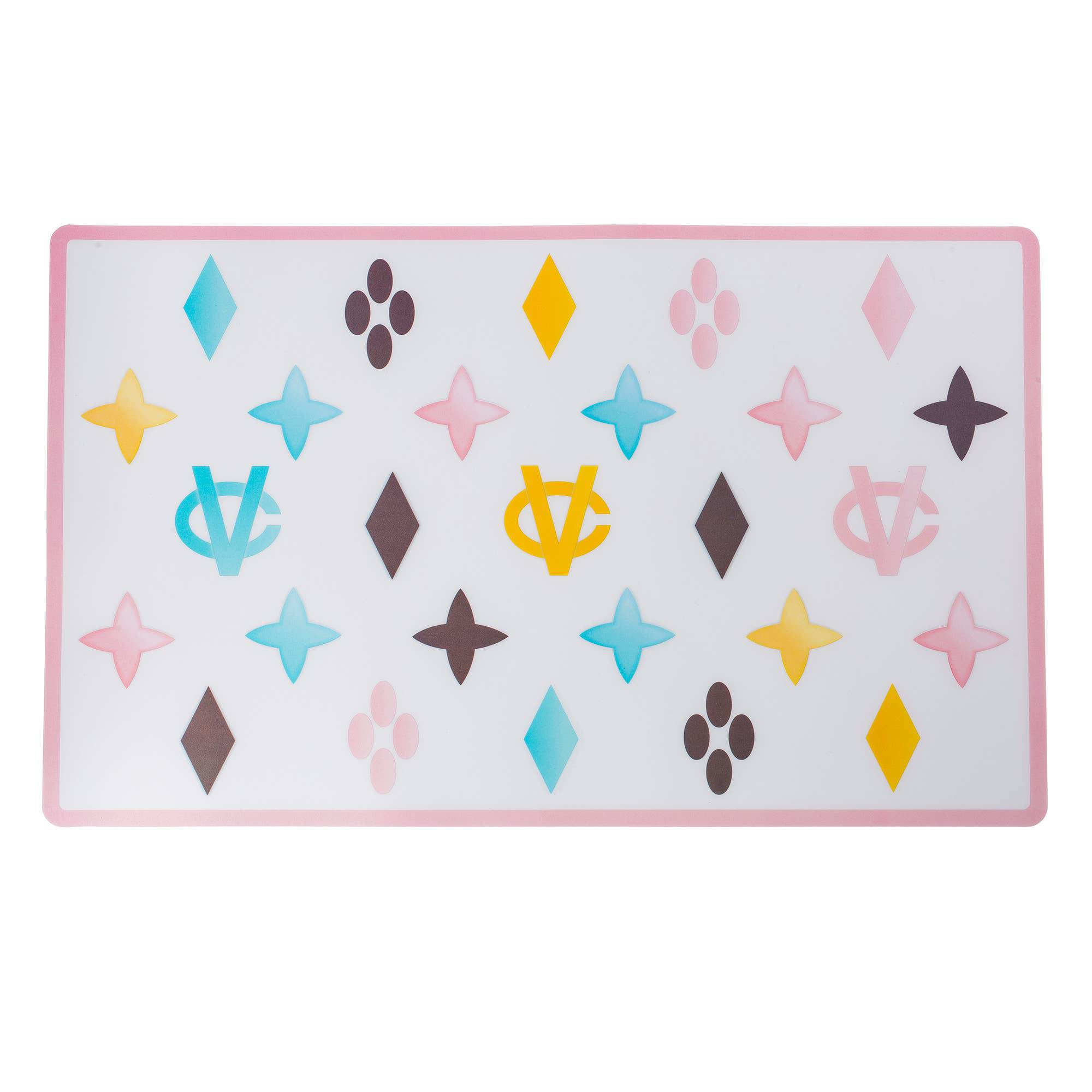 Haute Diggity Dog - White Chewy Vuiton Placemat - Exceptional Equestrian