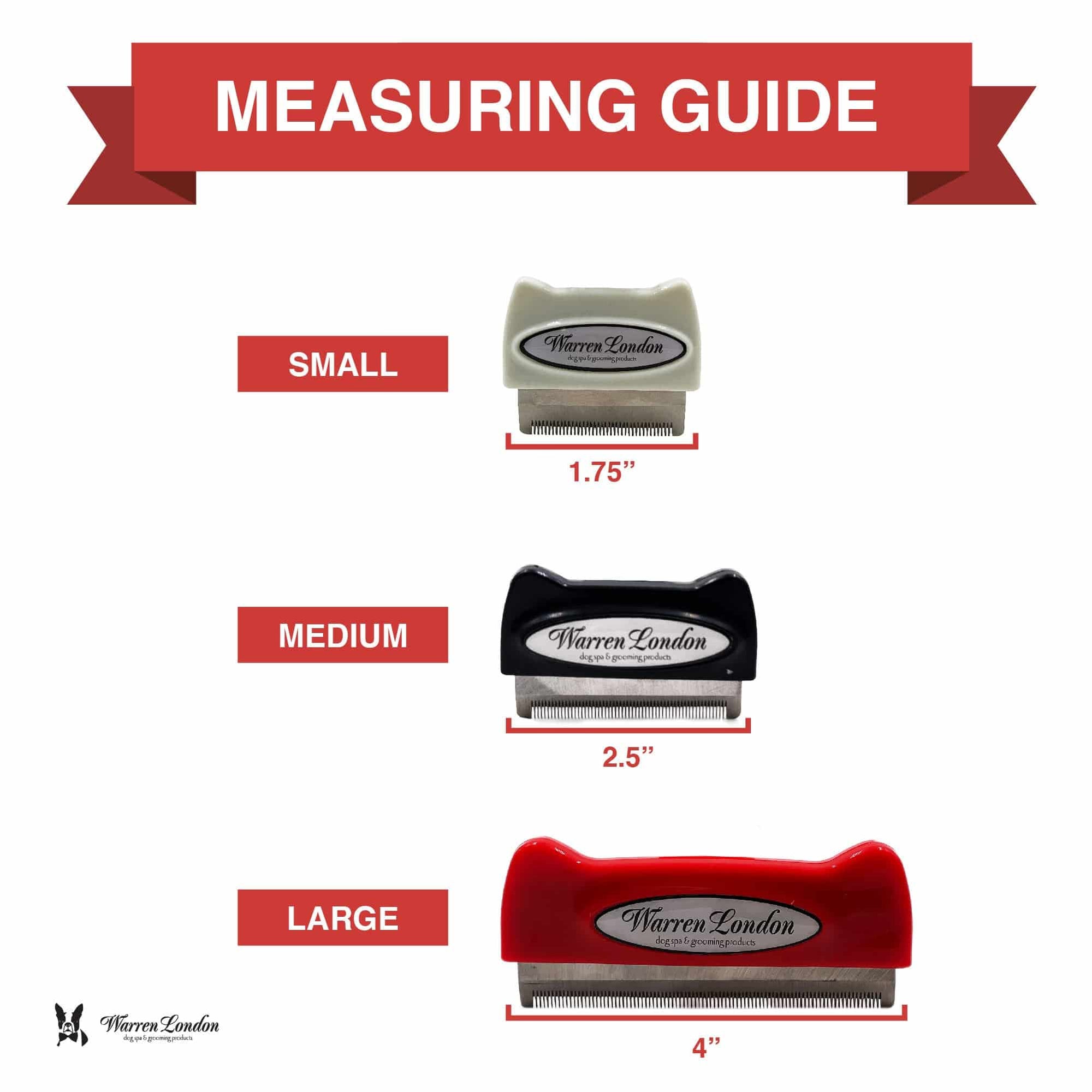 Warren London - De-Shedding Dog Brush - Exceptional Equestrian