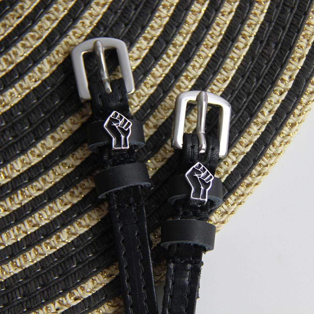 Louis Vuitton Zipper Pull Pendant, Round, Black, Gold, Double Sided, 15mm