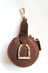 Oakbark & Chrome - Stirrup Accessory Keeper in Brindle - Exceptional Equestrian