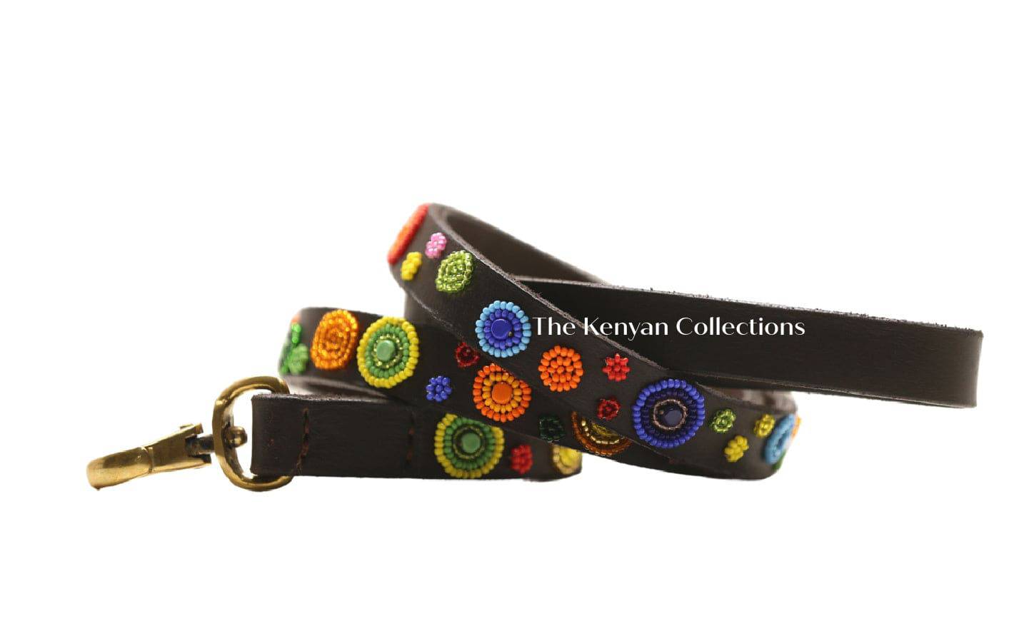 "Arani Dots" Beaded Dog Lead - Exceptional Equestrian