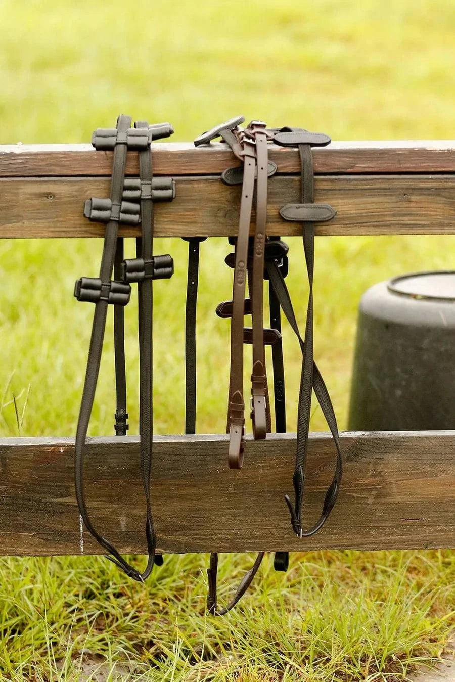 Correct Connect™ - Aaron Vale Rein with 3 Slim Hand Grips - Exceptional Equestrian