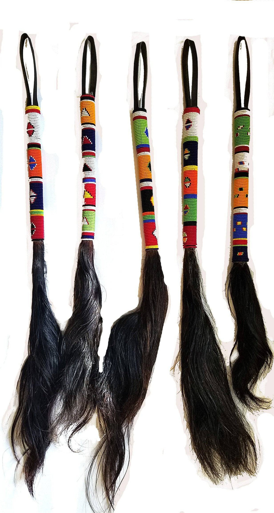 TKC Beaded Fly Whisk - Exceptional Equestrian 