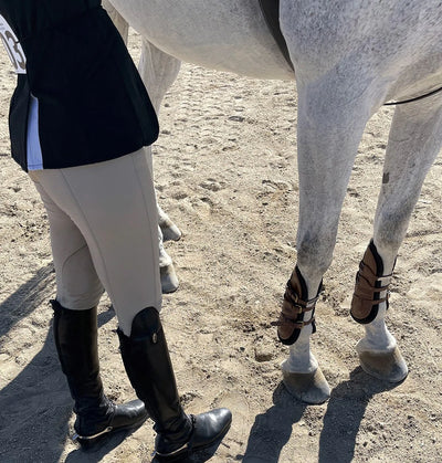 Majyk Equipe Leather Jumper or Equitation TENDON  Boot with Buckle Closures