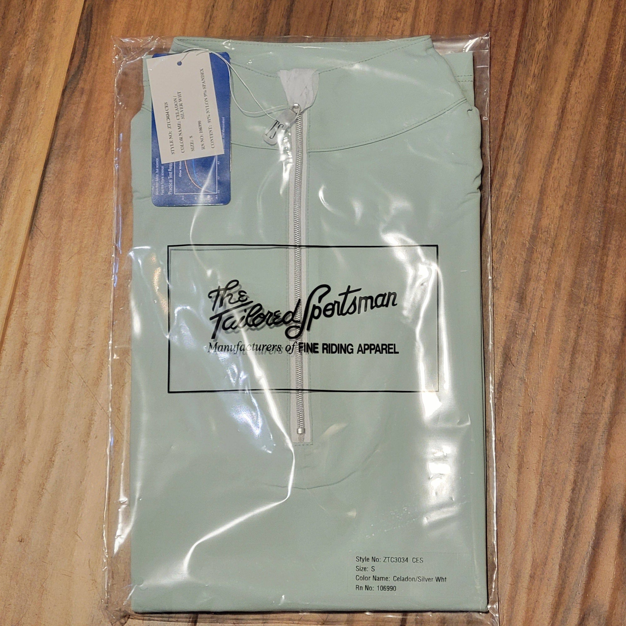 Tailored Sportsman Icefil Sunshirt SHORT Sleeve - Celadon - Exceptional Equestrian