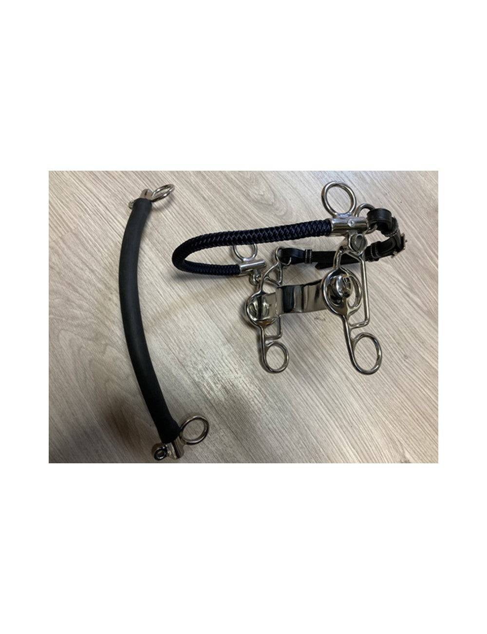 JUMP'IN Combination Bit w/ Flat Reclining Cannon - Exceptional Equestrian