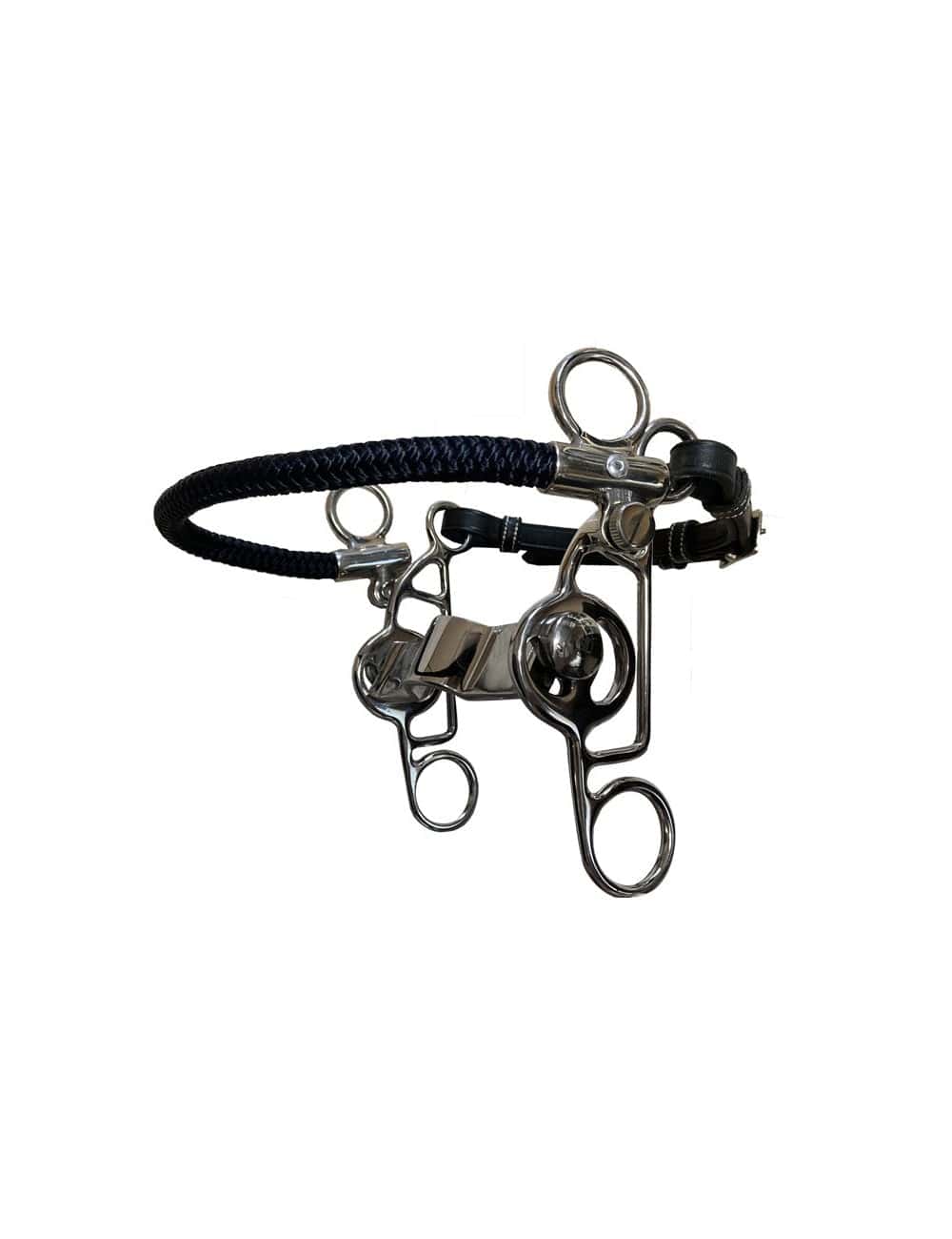 JUMP'IN Combination Bit w/ Flat Reclining Cannon - Exceptional Equestrian