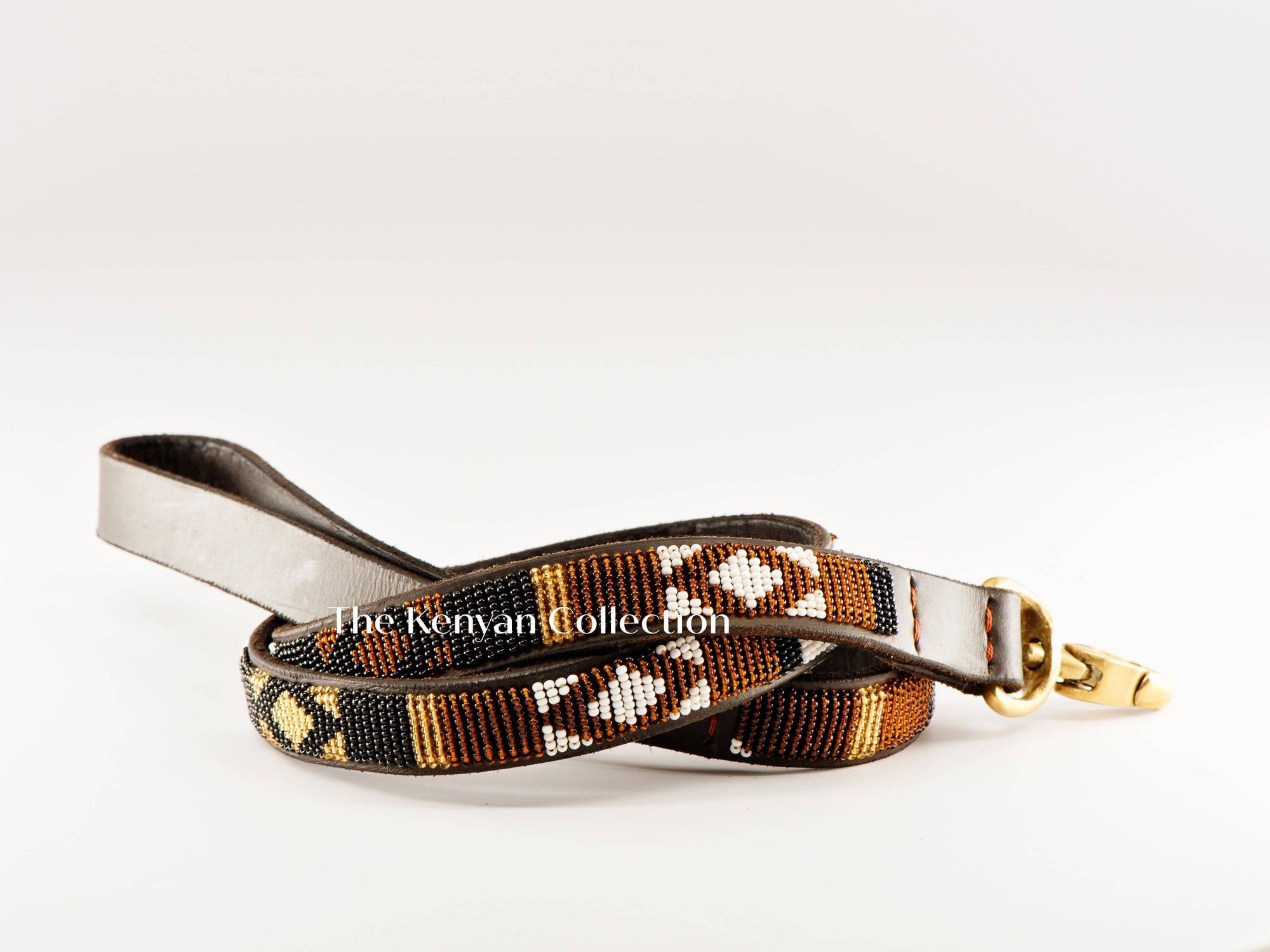 "Earth" Beaded Dog Lead - Exceptional Equestrian