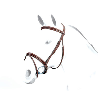 Equiline Bridle w/ Removable Flash - Full Browm