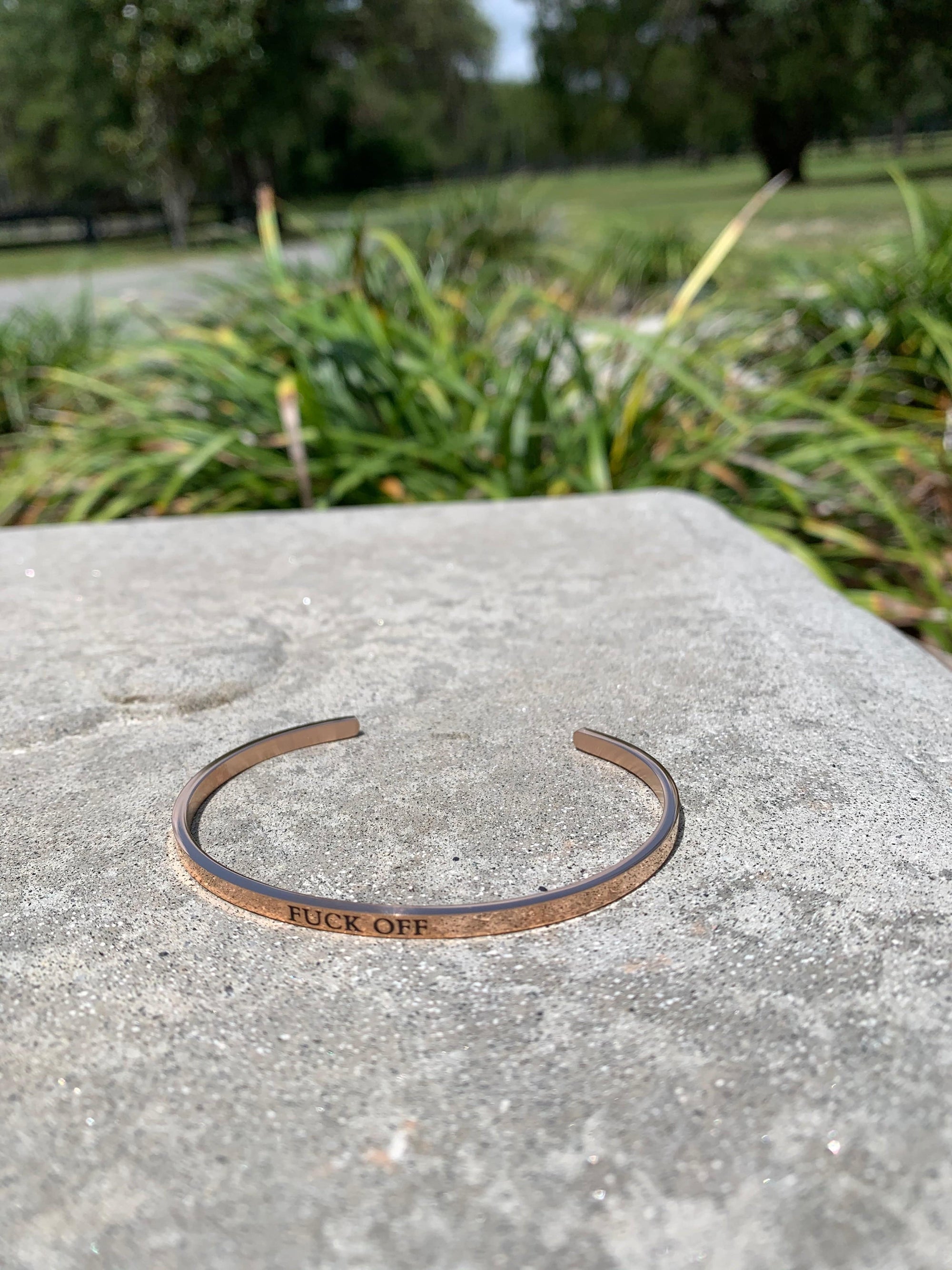 Swanky Saddle Equestrian Mantra Bangles - Exceptional Equestrian