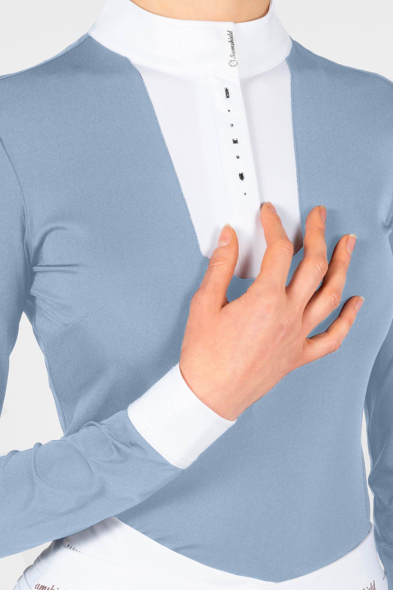 Samshield - Faustina Holographic Woman's Show Shirt - SS'22 - Exceptional Equestrian