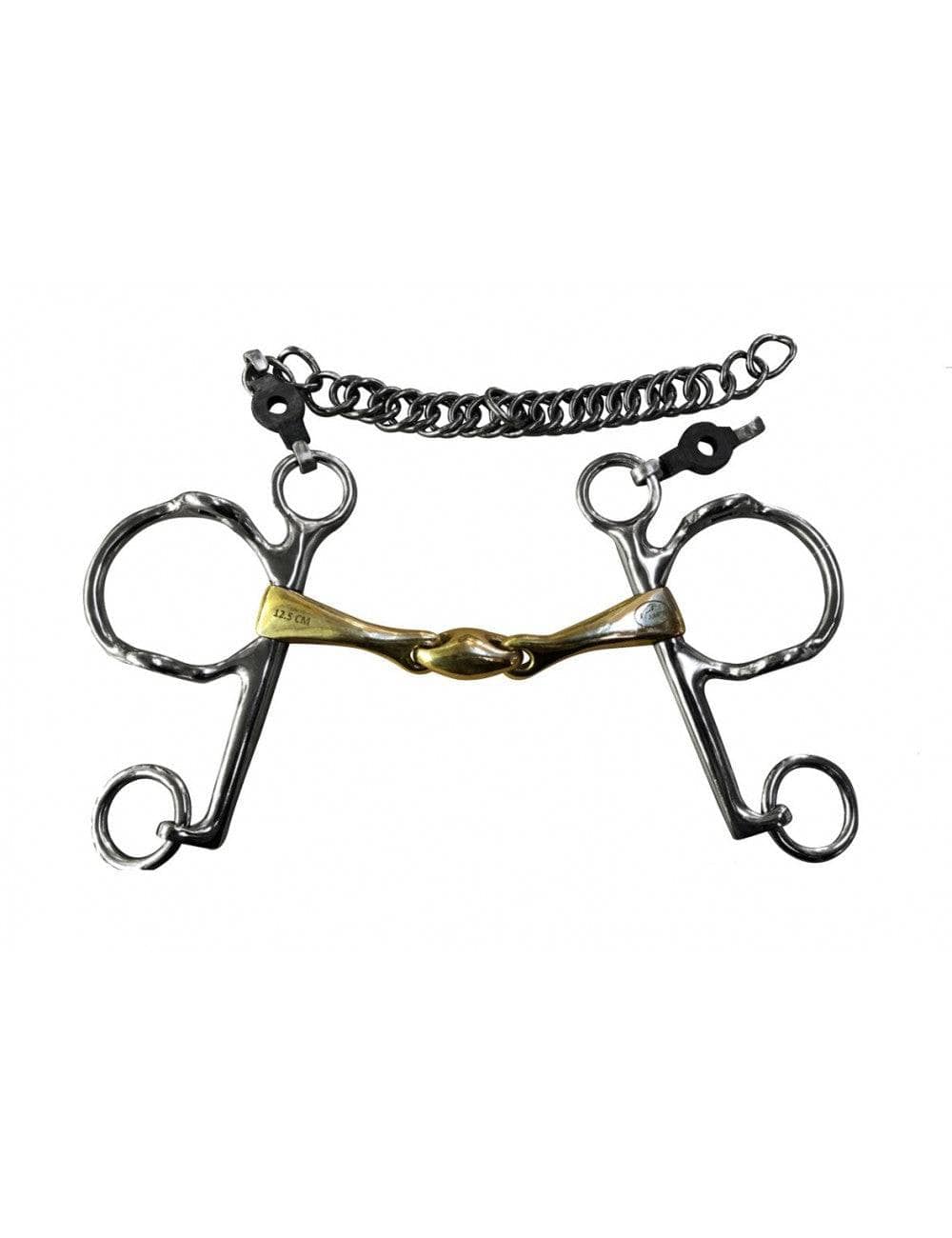 JUMP'IN French Link Full Cheek Pelham Gag Bit - Exceptional Equestrian