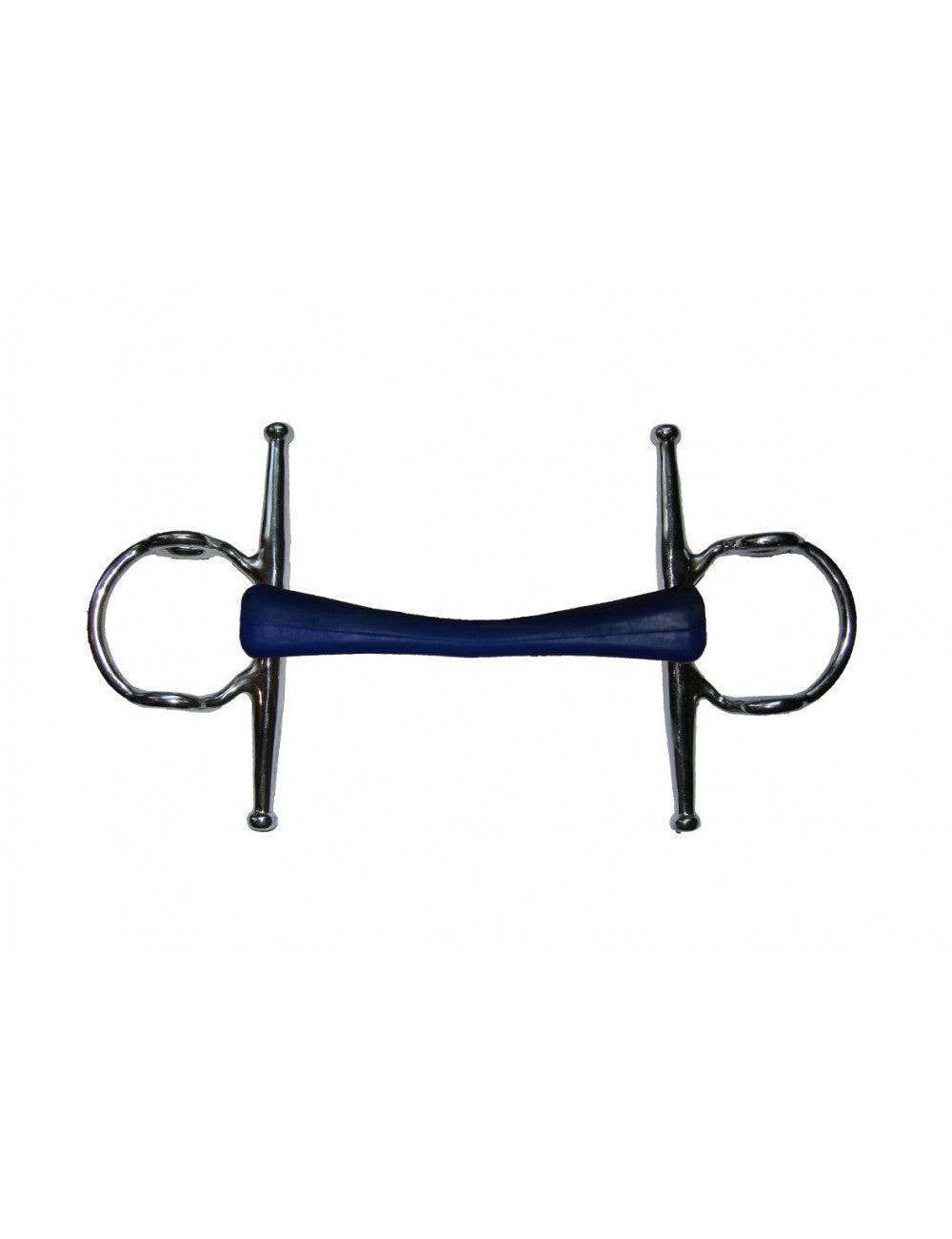 JUMP'IN Full Cheek Flexible Rubber Gag Bit - Exceptional Equestrian