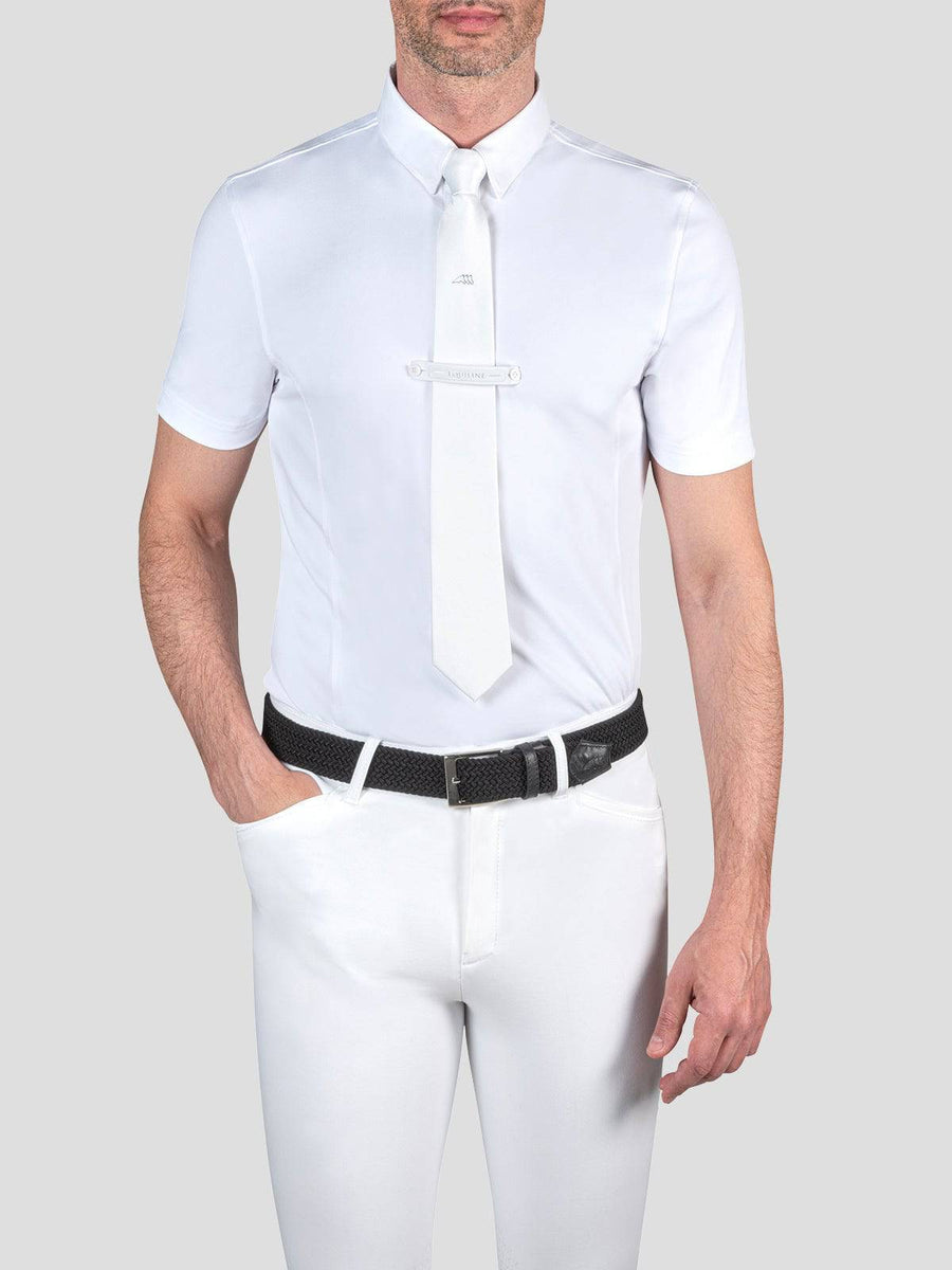 Equiline VICTORK MEN'S SHOW SHIRT WITH SHORT SLEEVES - Exceptional Equestrian 