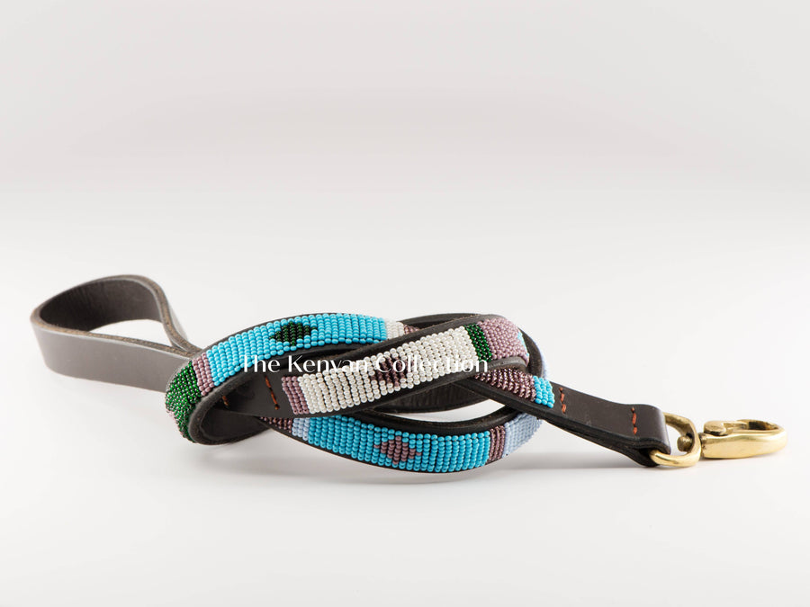 "JACARANDA" Beaded Dog Lead - Exceptional Equestrian 