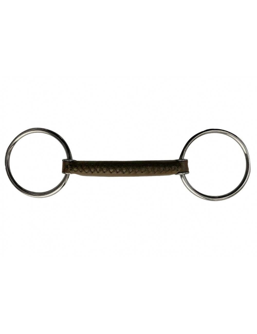 JUMP'IN Loose Ring Round Leather Bit - Exceptional Equestrian