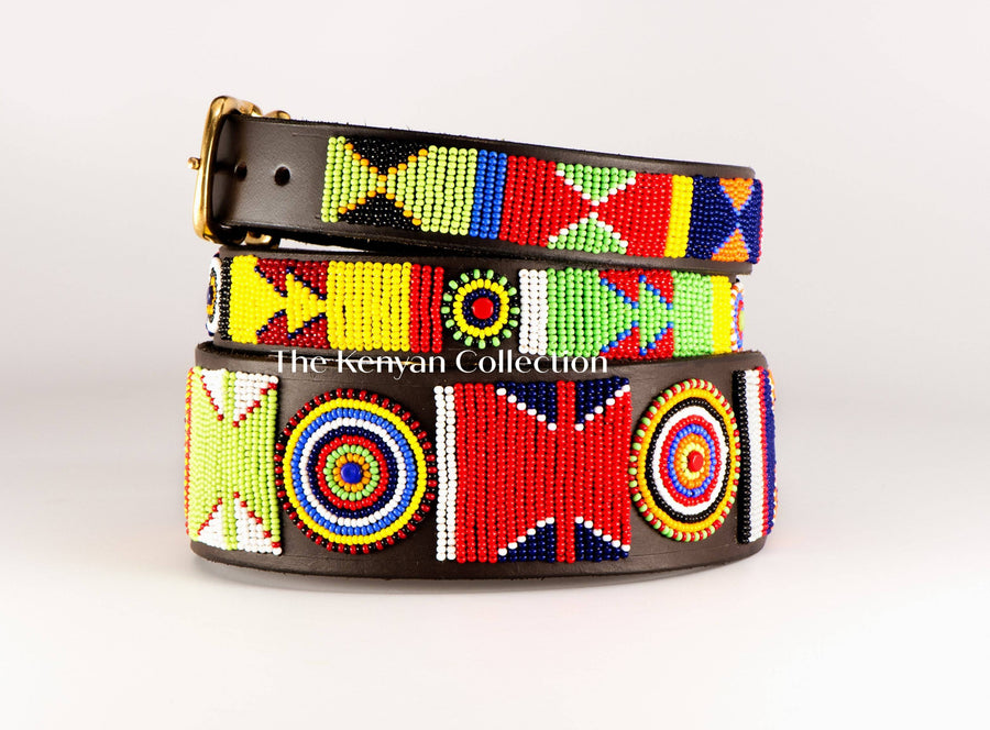 "Primary" Beaded Dog Collar - Exceptional Equestrian 