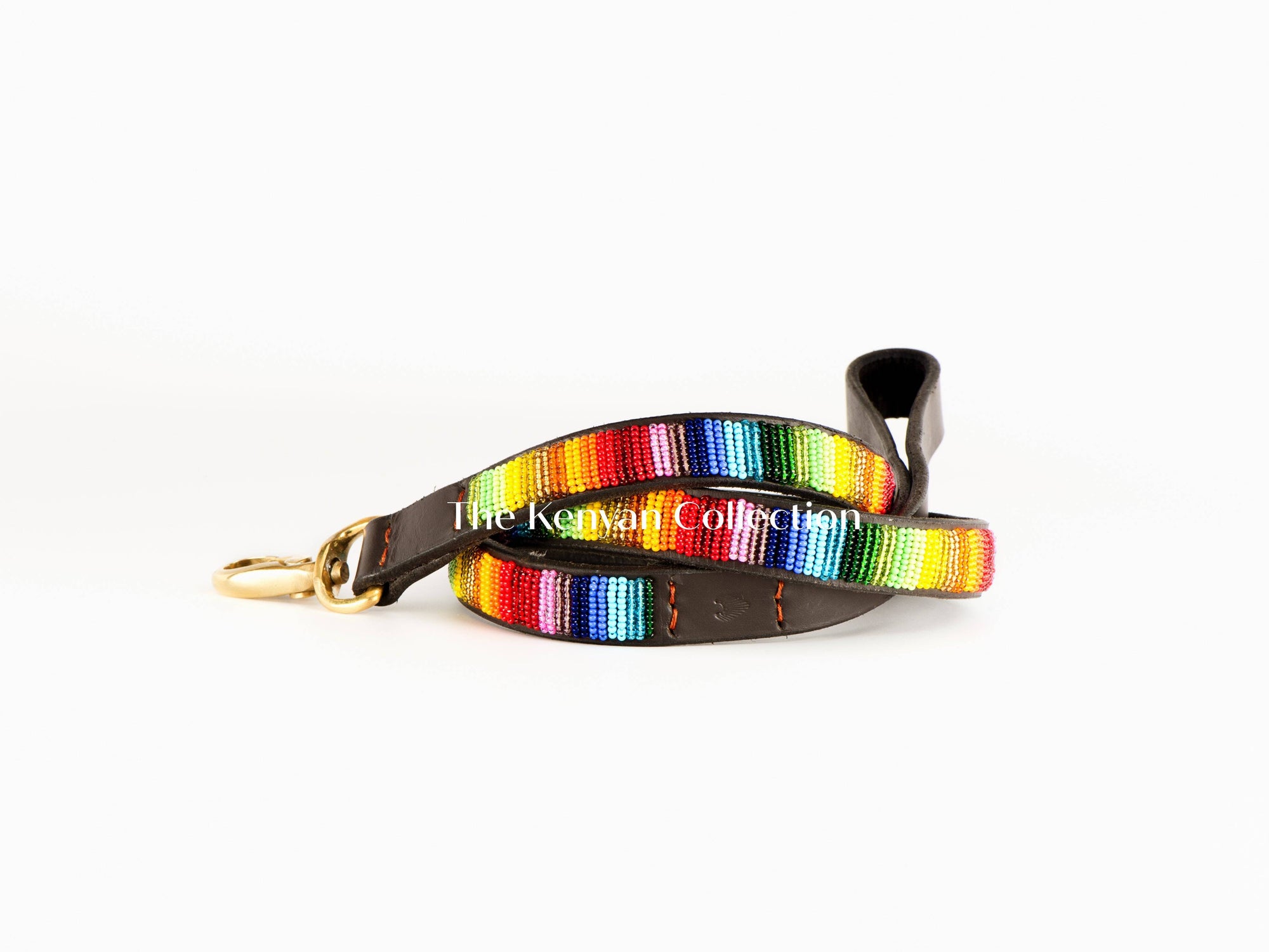 "Rainbow" Beaded Dog Lead - Exceptional Equestrian