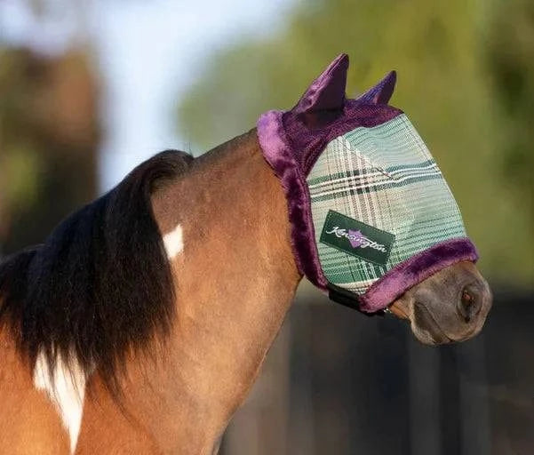 Kensington - Mini & Pony Fly Mask W/ Ears & Fleece - Exceptional Equestrian