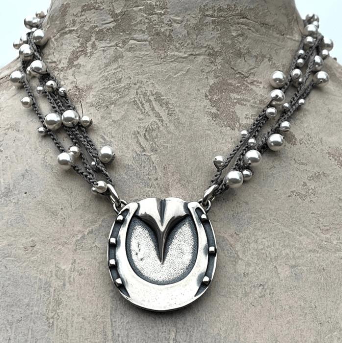 Sally Lowe Heart & Hoof Necklace - Exceptional Equestrian