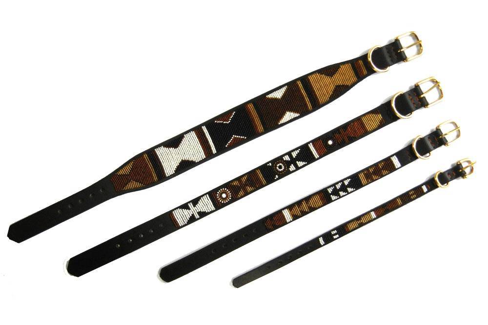 "Earth" Beaded Dog Collar