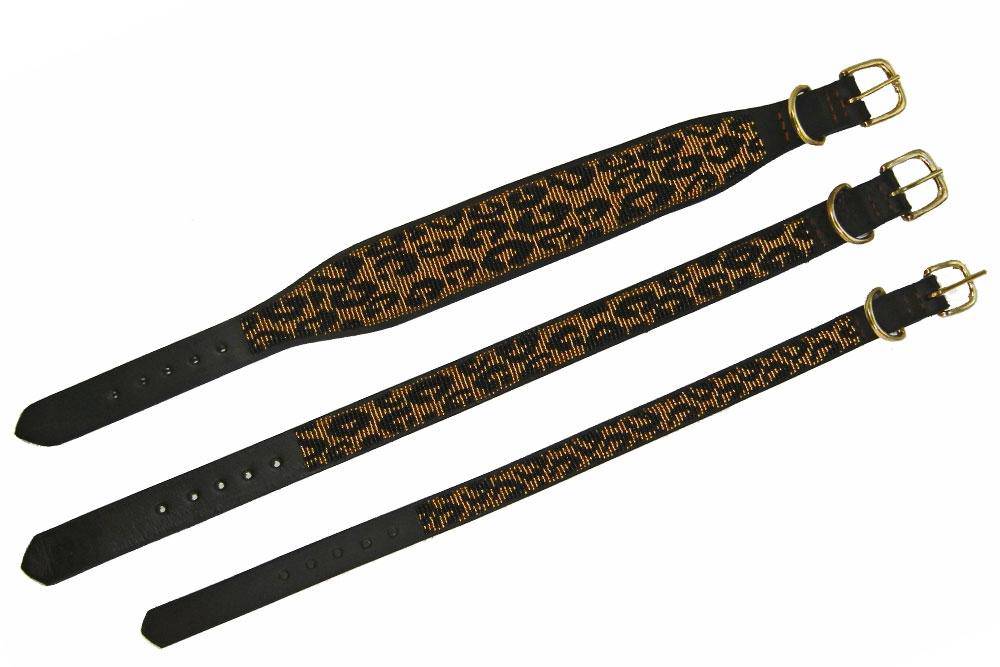 "Leopard" Beaded Dog Collar