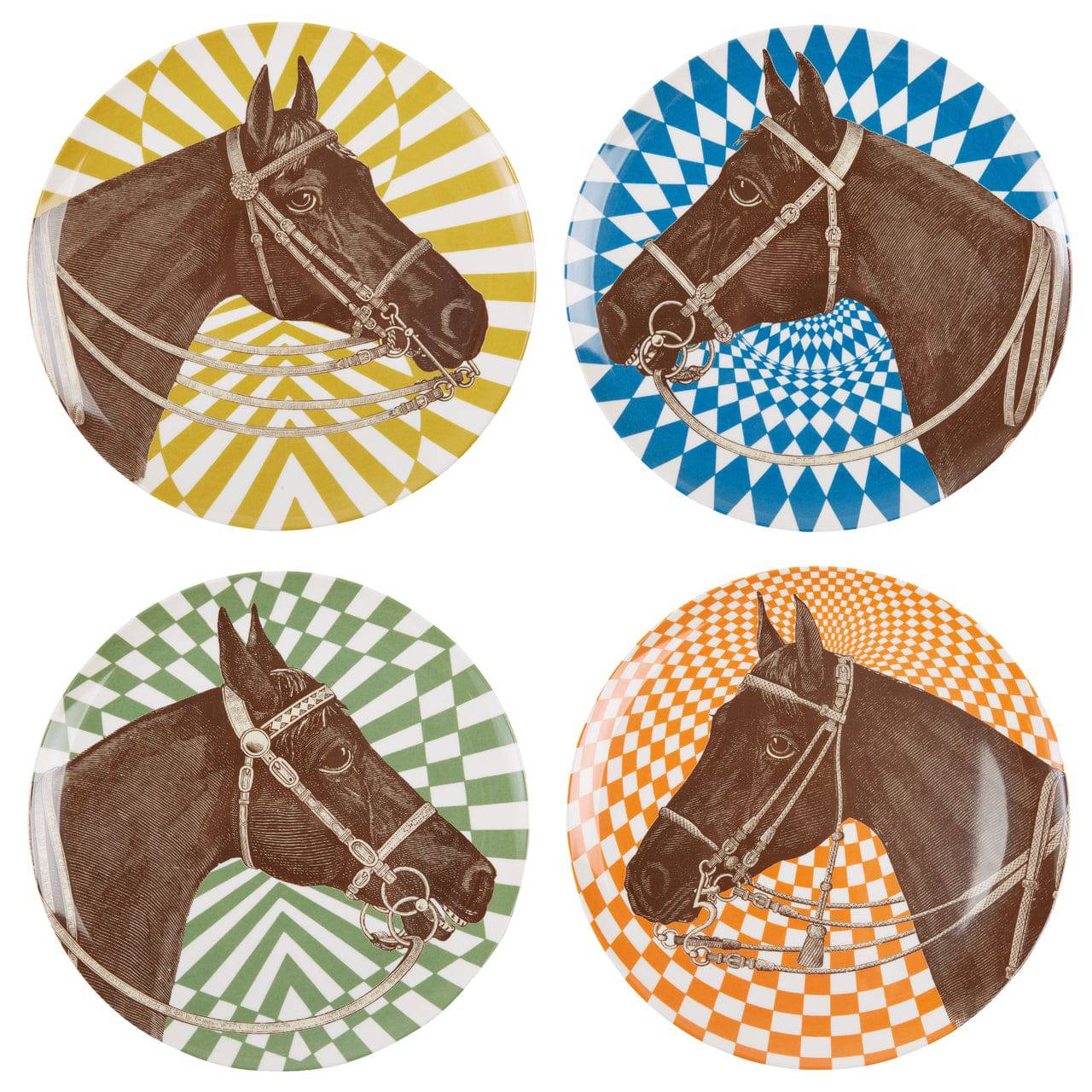 ThomasPaul - EQUUS MELAMINE SIDE PLATES - Exceptional Equestrian