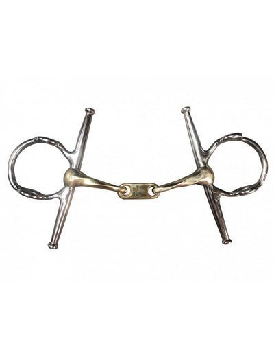 JUMP'IN Twisted Full Cheek Gag Bit w/ a Flat - Exceptional Equestrian