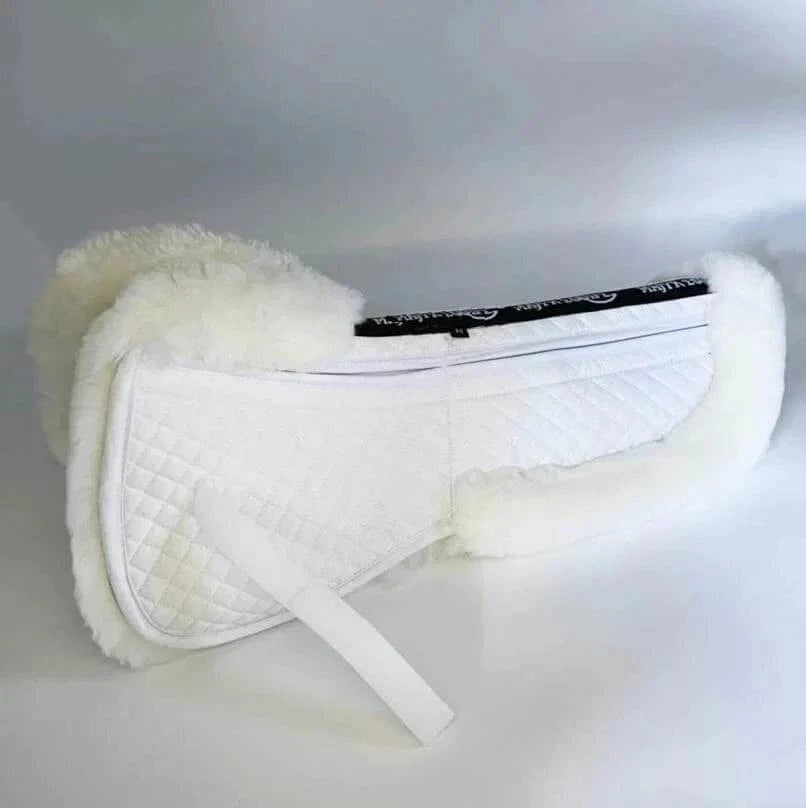 Majyk Equipe Ergonomics Full Fleece Half Pad with Impact Protection Shims - Exceptional Equestrian