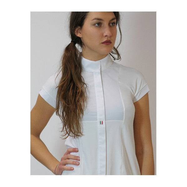 ForHorses Aria Show Shirt White - Exceptional Equestrian