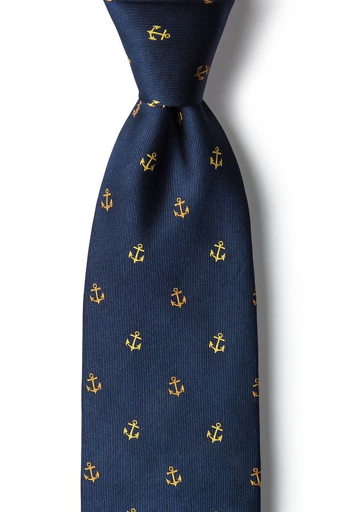 Alynn - What's the Holdup Tie -  Navy Blue Silk - Exceptional Equestrian