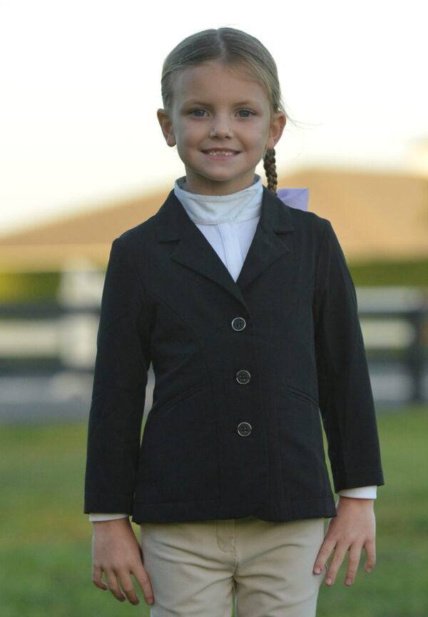 Belle & Bow Featherweight Show Coat - Black - Exceptional Equestrian