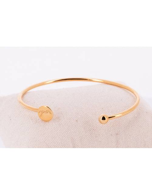 Pénélope- Bangle Bracelet - Gold - Exceptional Equestrian 