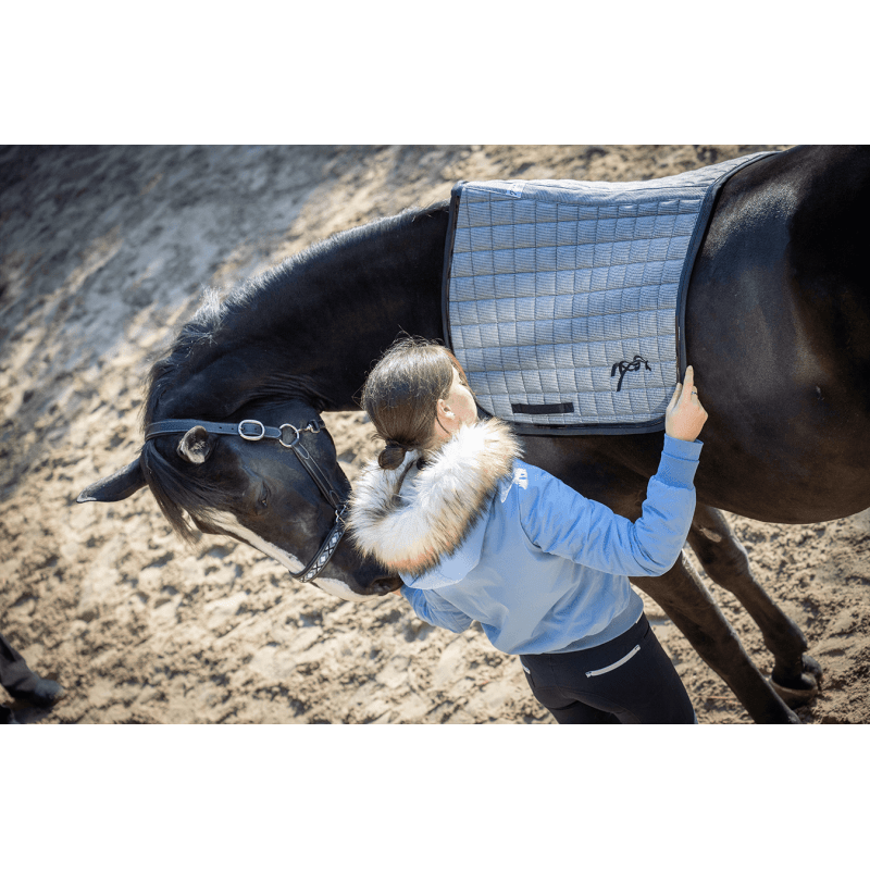 Pénélope- Saddle Pad - Houndstooth - Exceptional Equestrian