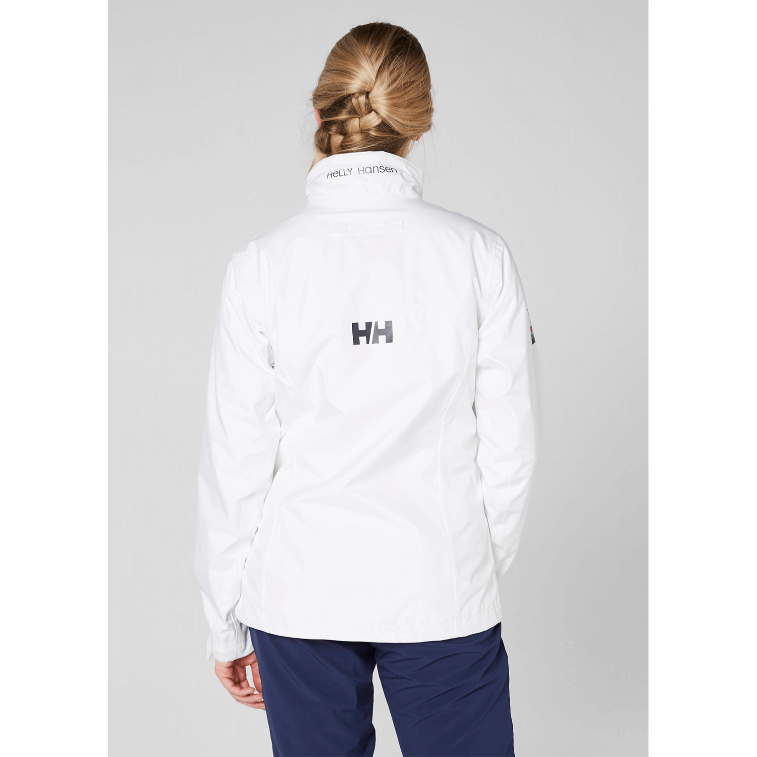 Helly Hansen Women's Crew Hooded Jacket White - Exceptional Equestrian