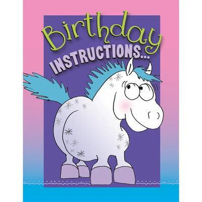 Horse Hollow Press - Horse Birthday Card: Birthday Instructions