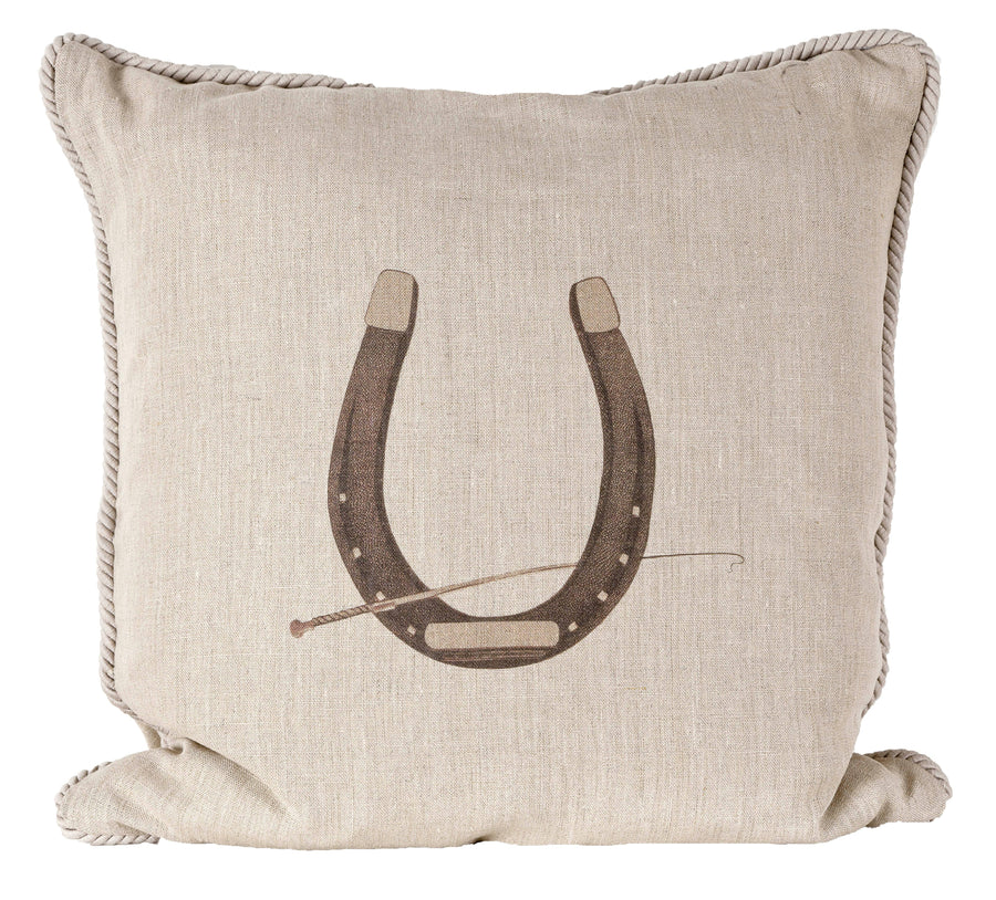 Ox Bow Decor - Equestrian/ Horse Shoe Pillow