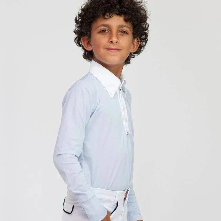 ForHorses Toby Boy's Long Sleeve Show Shirt - Exceptional Equestrian 