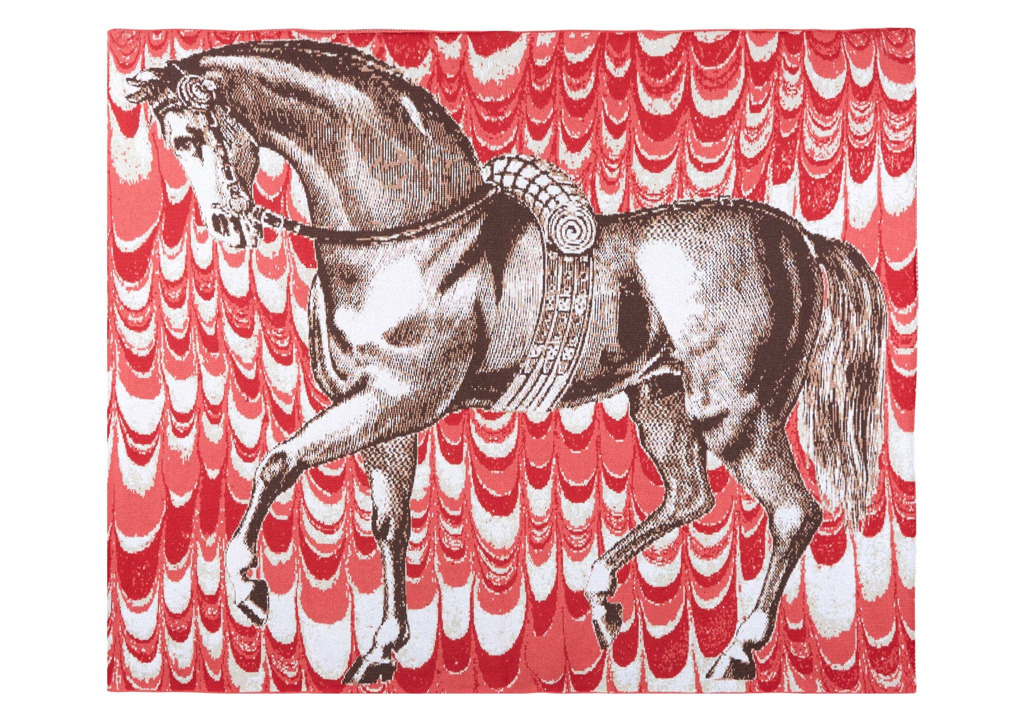 ThomasPaul - EQUUS MARBLE THROW ROSSO - Exceptional Equestrian