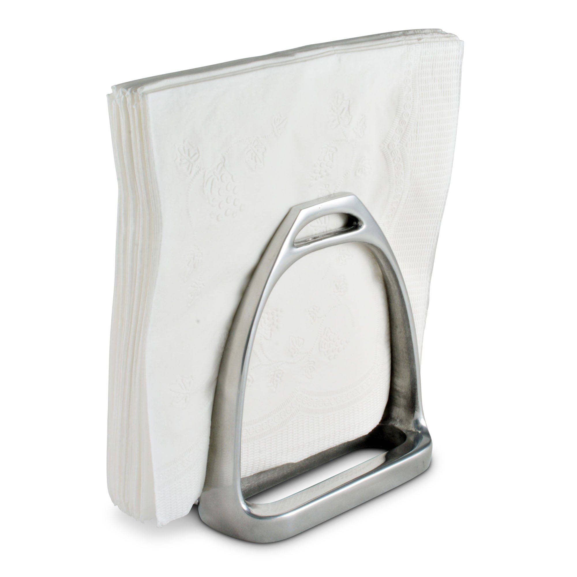 Arthur Court - Equestrian Stirrup Napkin Holder - Exceptional Equestrian