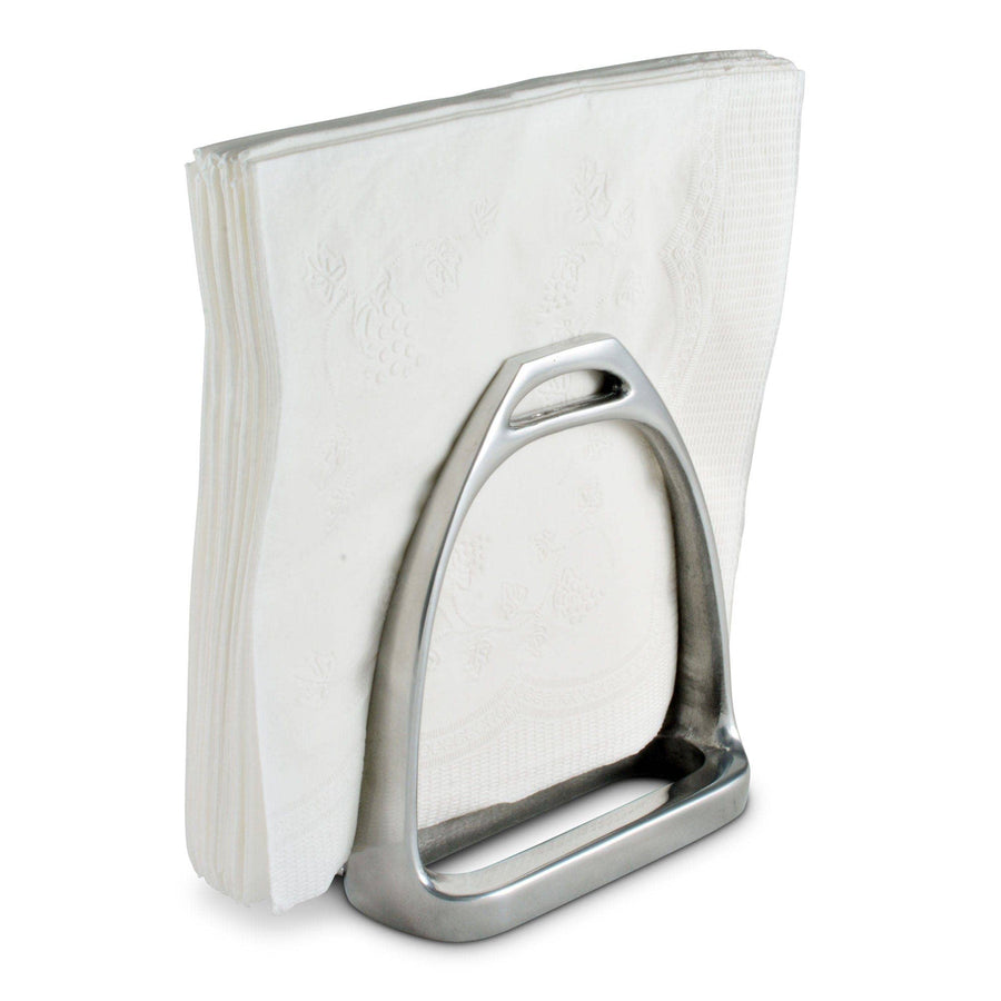 Arthur Court - Equestrian Stirrup Napkin Holder - Exceptional Equestrian 