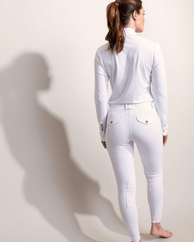 Dada Sport - Giovani Classic - Riding pants  White - ALL SALES FINAL - Exceptional Equestrian