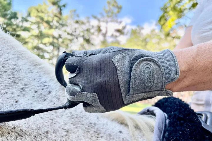 Correct Connect™ - Coppertech Pro Silicone grip Compression Glove - Exceptional Equestrian 