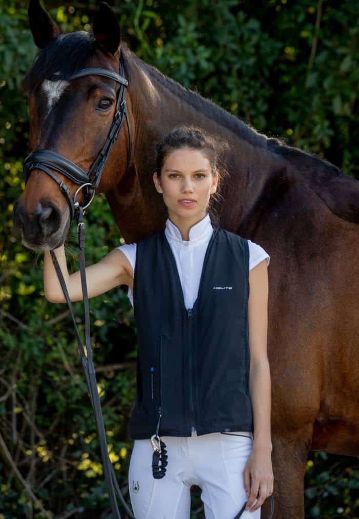 Helite “Airbag Zip’In 2” Equestrian Safety Vest - Exceptional Equestrian