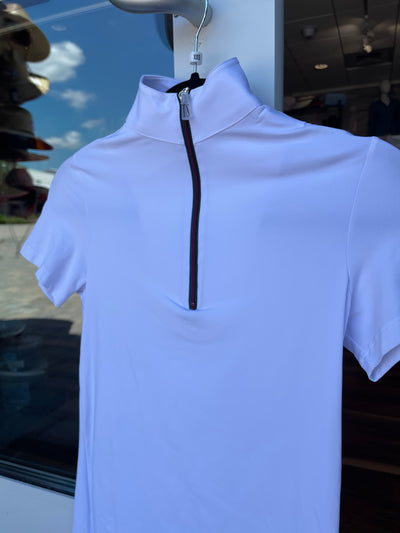 Tailored Sportsman IceFil SHORT Sleeve Sun Shirt - White