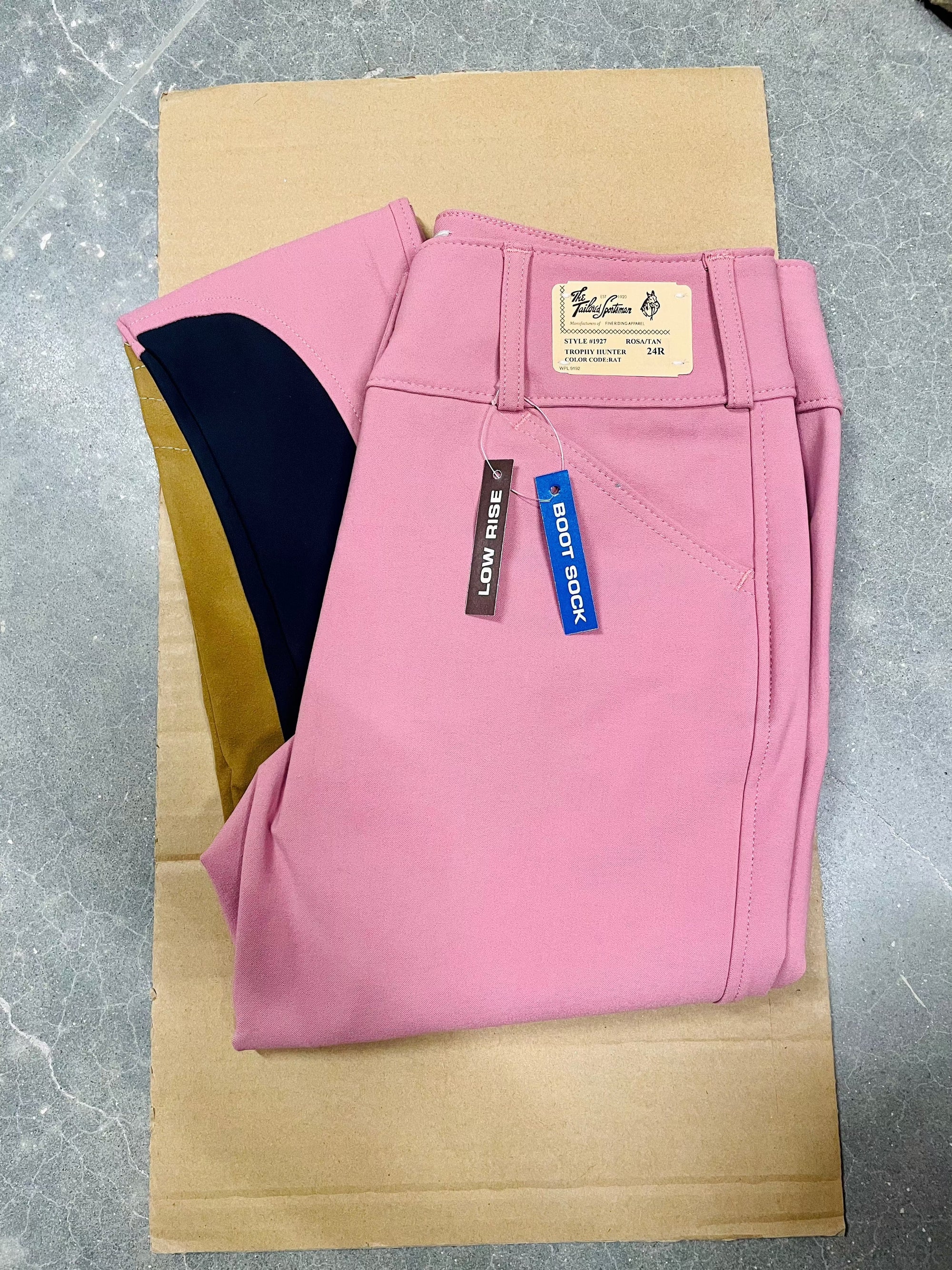 Tailored Sportsman1927 LR FZ  Bootsock - Rosa/Tan - Exceptional Equestrian