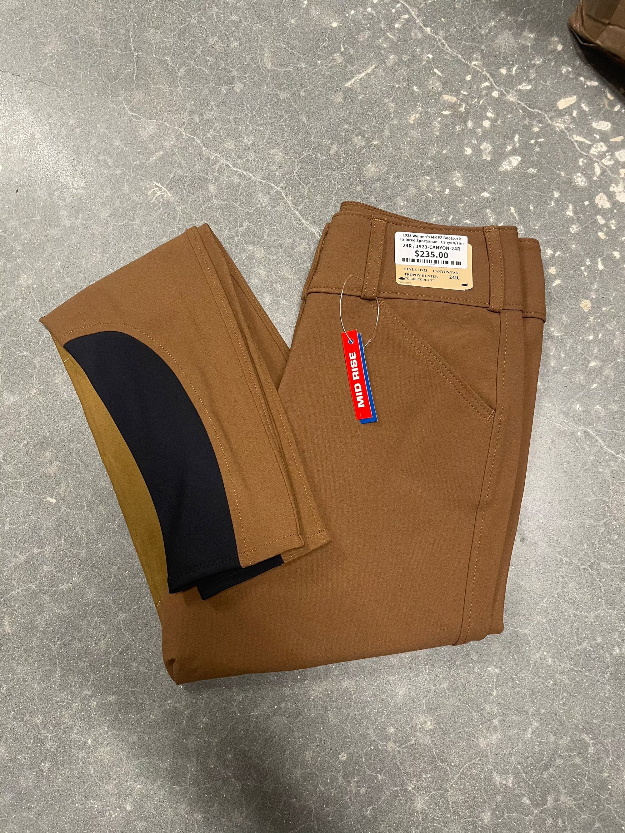 Tailored Sportsman 1923 Women's MR FZ Bootsock - Canyon/Tan - Exceptional Equestrian