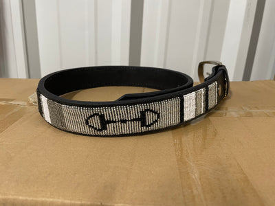 TKC Beaded Belts - EXEQ Bits w/ silver buckle
