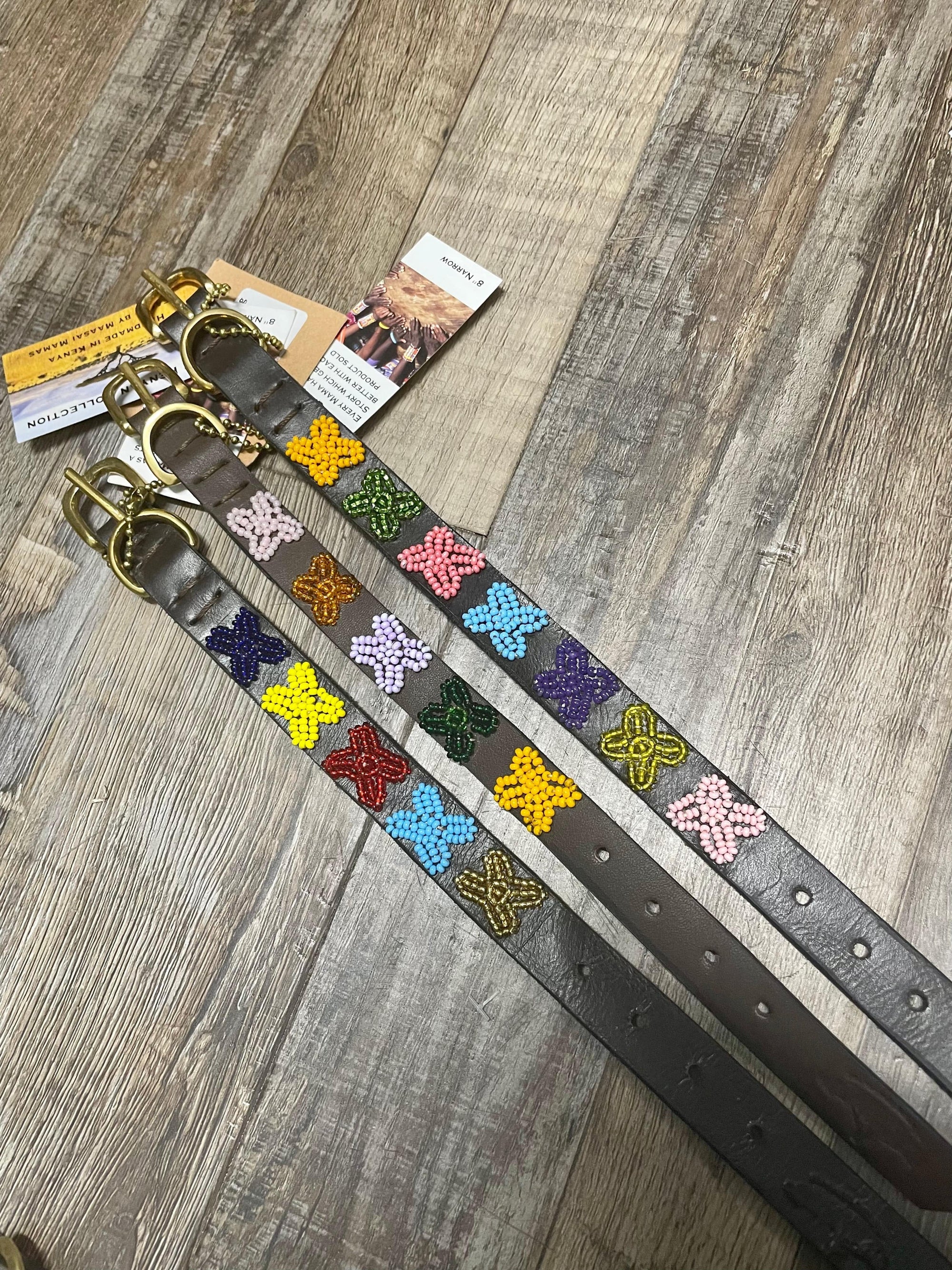 "Flower Power" Beaded Dog Collar - Exceptional Equestrian