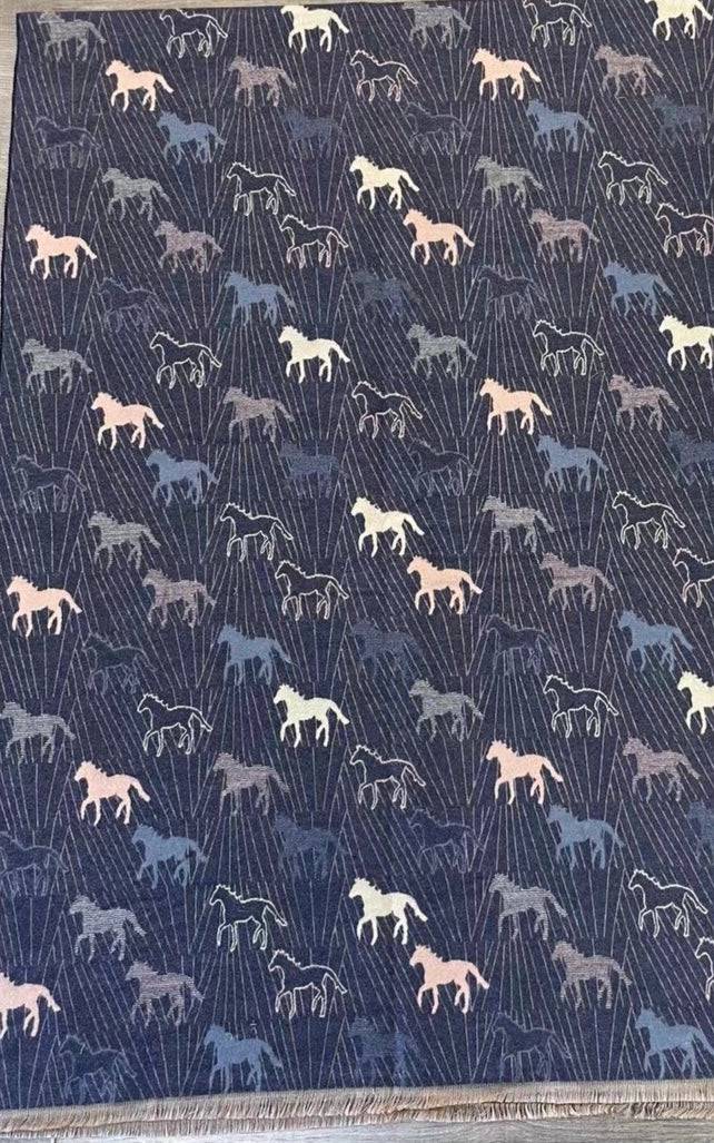 Multi Horses - Pesazia Scarves - Exceptional Equestrian